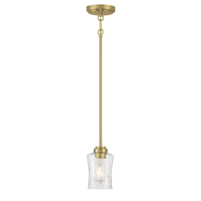Millennium - 909301-VB - One Light Mini Pendant - Clarvyn - Vintage Brass