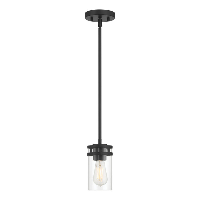 Millennium - 91011-MB - One Light Mini Pendant - Lunden - Matte Black