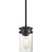 Millennium - 91011-MB - One Light Mini Pendant - Lunden - Matte Black