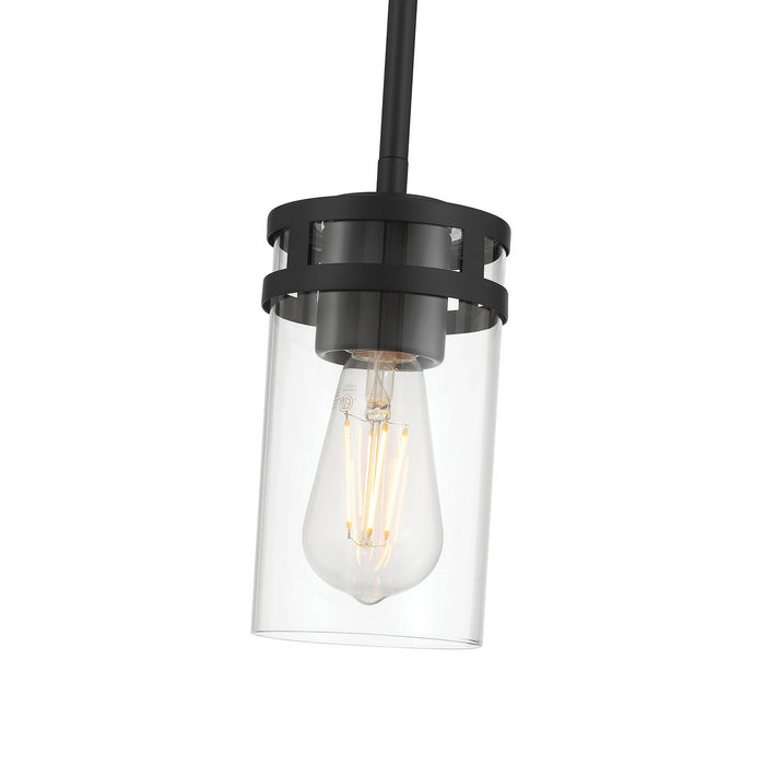 Millennium - 91011-MB - One Light Mini Pendant - Lunden - Matte Black