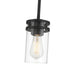 Millennium - 91011-MB - One Light Mini Pendant - Lunden - Matte Black