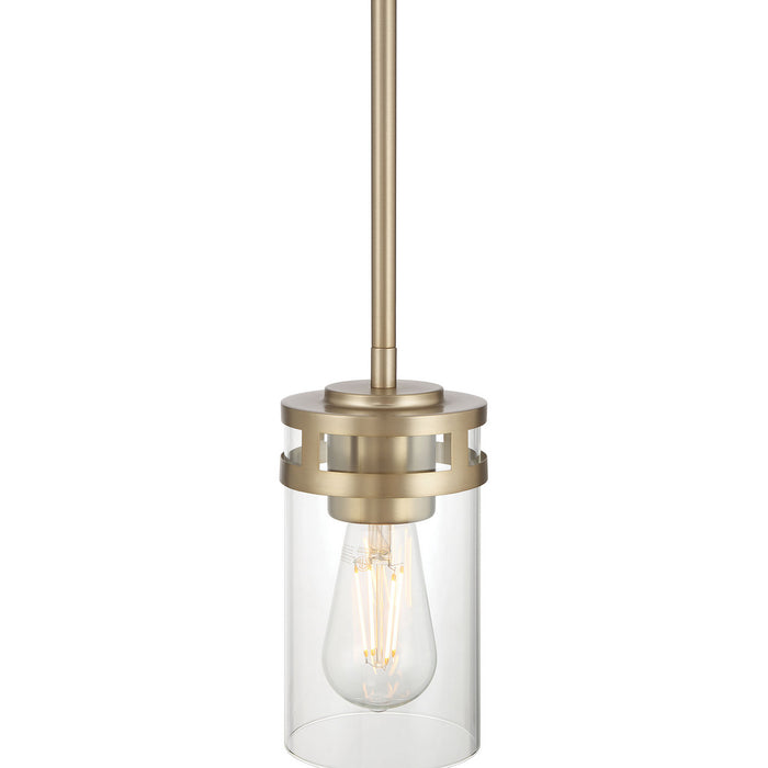 Millennium - 91011-MG - One Light Mini Pendant - Lunden - Modern Gold