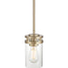 Millennium - 91011-MG - One Light Mini Pendant - Lunden - Modern Gold