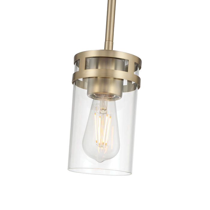 Millennium - 91011-MG - One Light Mini Pendant - Lunden - Modern Gold