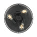 Millennium - 91013-MB - Three Light Flush Mount - Lunden - Matte Black