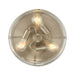 Millennium - 91013-MG - Three Light Flush Mount - Lunden - Modern Gold