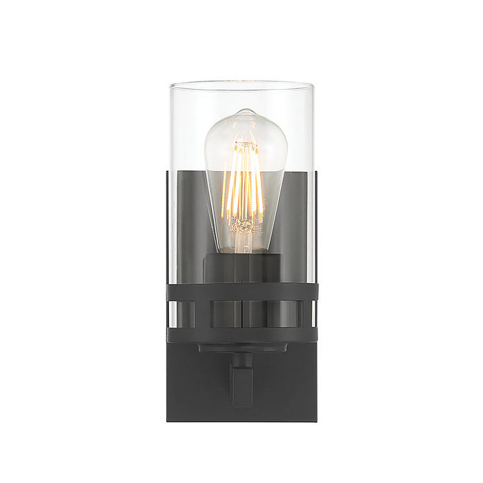 Millennium - 91021-MB - One Light Wall Sconce - Lunden - Matte Black