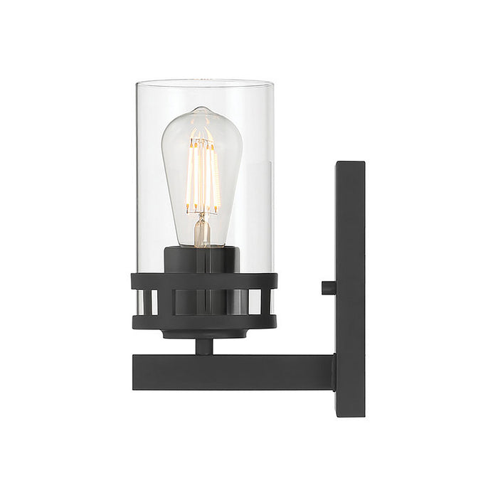 Millennium - 91021-MB - One Light Wall Sconce - Lunden - Matte Black