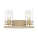 Millennium - 91022-MG - Two Light Vanity - Lunden - Modern Gold