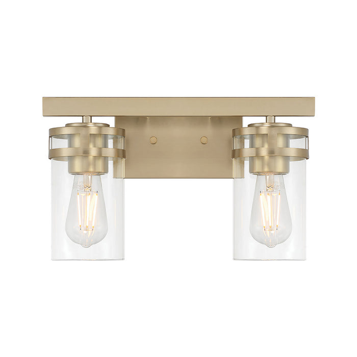 Millennium - 91022-MG - Two Light Vanity - Lunden - Modern Gold