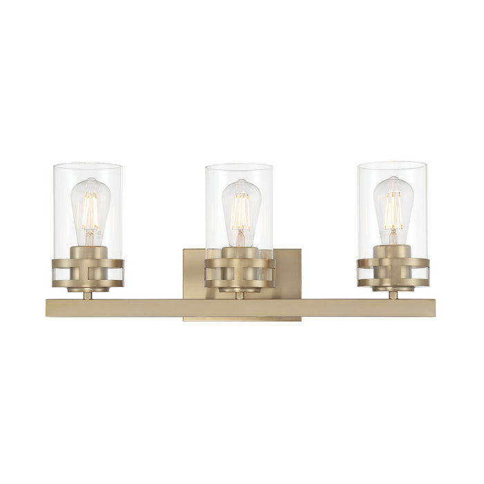 Millennium - 91023-MG - Three Light Vanity - Lunden - Modern Gold