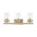 Millennium - 91023-MG - Three Light Vanity - Lunden - Modern Gold