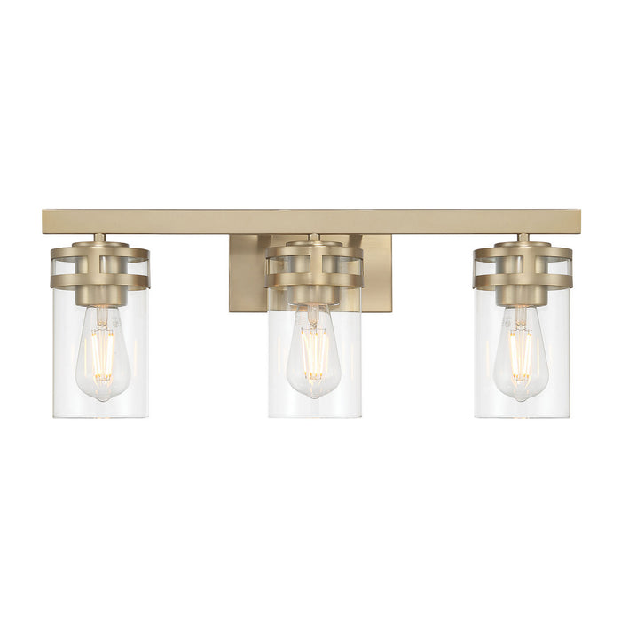 Millennium - 91023-MG - Three Light Vanity - Lunden - Modern Gold