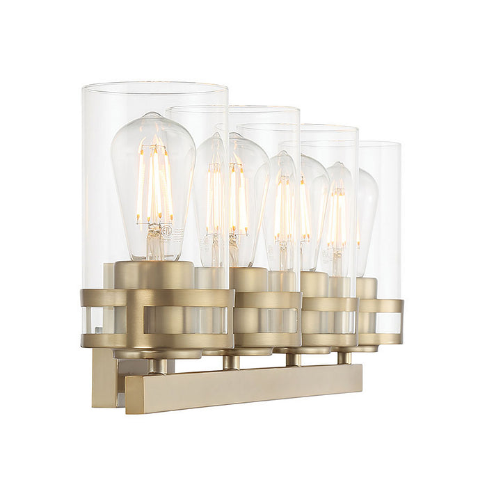 Millennium - 91024-MG - Four Light Vanity - Lunden - Modern Gold