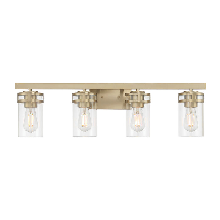 Millennium - 91024-MG - Four Light Vanity - Lunden - Modern Gold
