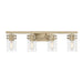 Millennium - 91024-MG - Four Light Vanity - Lunden - Modern Gold
