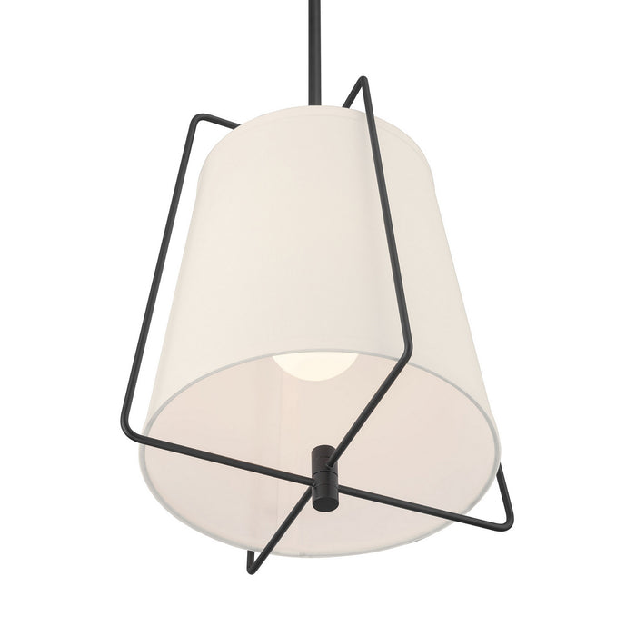 Millennium - 919101-MB - One Light Pendant - Vellinor - Matte Black