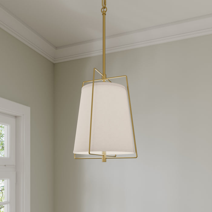 Millennium - 919101-VB - One Light Pendant - Vellinor - Vintage Brass