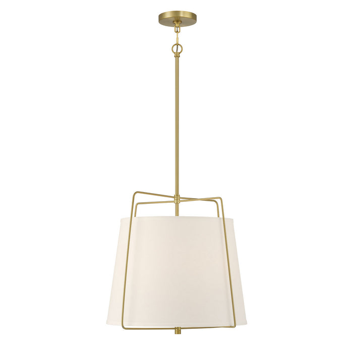 Millennium - 919103-VB - Three Light Pendant - Vellinor - Vintage Brass