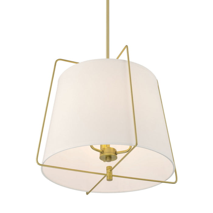 Millennium - 919103-VB - Three Light Pendant - Vellinor - Vintage Brass