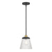 Millennium - 9301-MB/VB - One Light Mini Pendant - Lustria - Matte Black