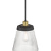 Millennium - 9301-MB/VB - One Light Mini Pendant - Lustria - Matte Black