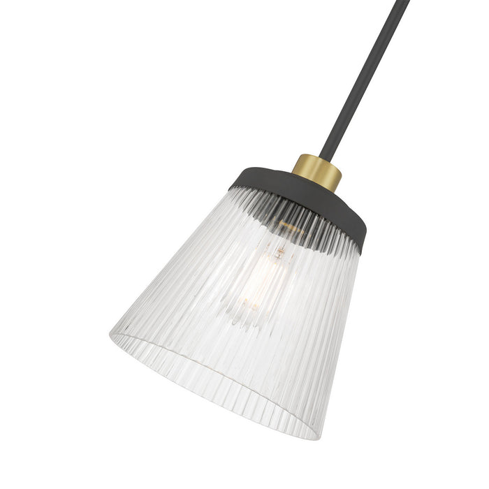 Millennium - 9301-MB/VB - One Light Mini Pendant - Lustria - Matte Black
