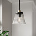 Millennium - 9301-MB/VB - One Light Mini Pendant - Lustria - Matte Black