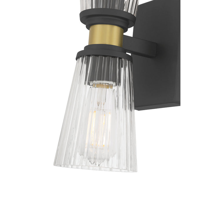 Millennium - 9302-MB/VB - Two Light Wall Sconce - Lustria - Matte Black