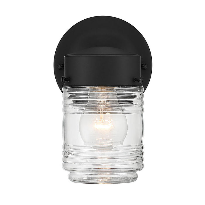 Millennium - 95101-PBK - One Light Lantern - Bravyn - Powder Coated Black