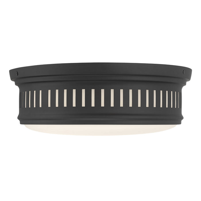 Millennium - 95102-MB - Two Light Flush Mount - Velune - Matte Black