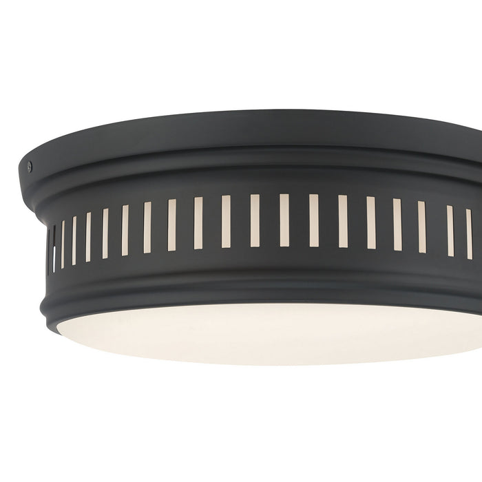 Millennium - 95102-MB - Two Light Flush Mount - Velune - Matte Black