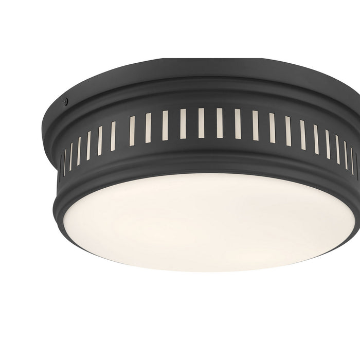 Millennium - 95102-MB - Two Light Flush Mount - Velune - Matte Black
