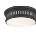 Millennium - 95102-MB - Two Light Flush Mount - Velune - Matte Black