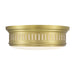 Millennium - 95102-VB - Two Light Flush Mount - Velune - Vintage Brass