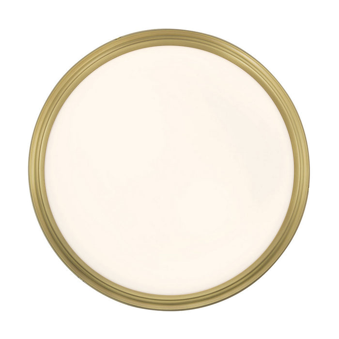 Millennium - 95102-VB - Two Light Flush Mount - Velune - Vintage Brass