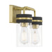 Millennium - 95202-VB/MB - Two Light Vanity - Marbridge - Vintage Brass