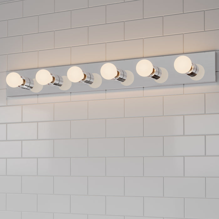 Millennium - 96106-CH - Six Light Bath Bar - Bellisse - Chrome