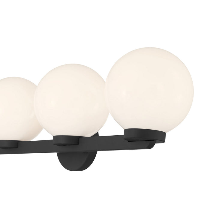 Millennium - 97004-MB - Four Light Vanity - Ardeva - Matte Black
