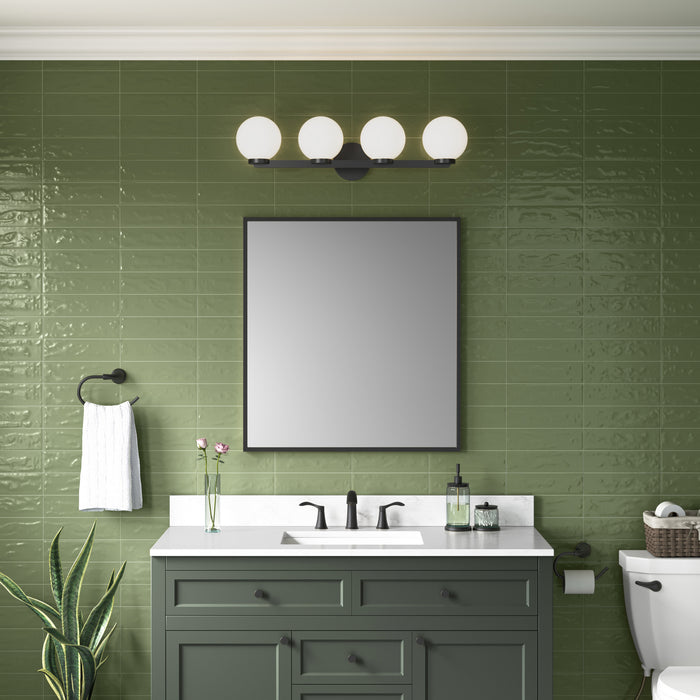 Millennium - 97004-MB - Four Light Vanity - Ardeva - Matte Black