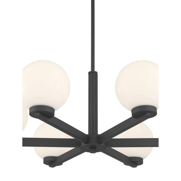 Millennium - 97106-MB - Six Light Chandelier - Ardeva - Matte Black