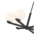Millennium - 97106-MB - Six Light Chandelier - Ardeva - Matte Black