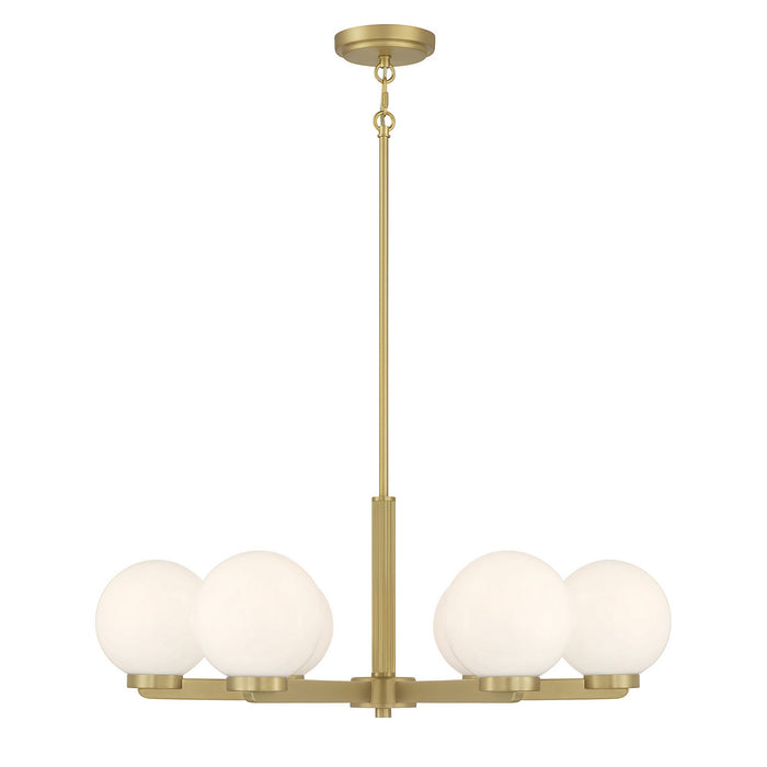 Millennium - 97106-VB - Six Light Chandelier - Ardeva - Vintage Brass