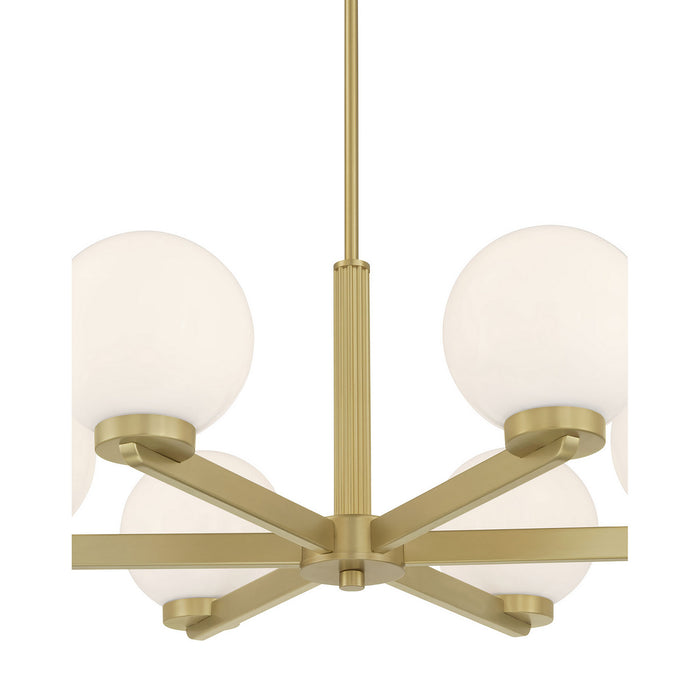 Millennium - 97106-VB - Six Light Chandelier - Ardeva - Vintage Brass