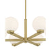 Millennium - 97106-VB - Six Light Chandelier - Ardeva - Vintage Brass