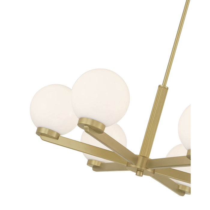 Millennium - 97106-VB - Six Light Chandelier - Ardeva - Vintage Brass