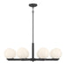 Millennium - 97108-MB - Eight Light Chandelier - Ardeva - Matte Black