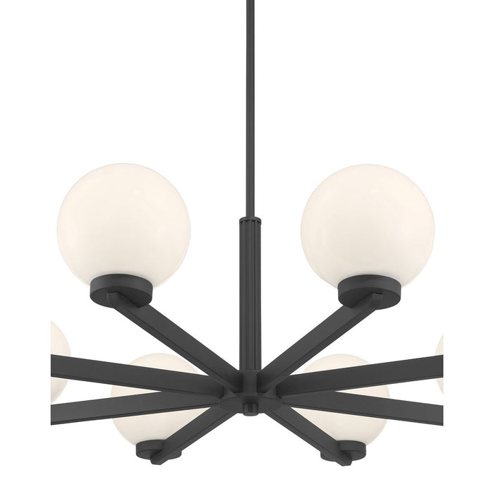 Millennium - 97108-MB - Eight Light Chandelier - Ardeva - Matte Black
