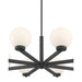Millennium - 97108-MB - Eight Light Chandelier - Ardeva - Matte Black