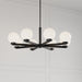 Millennium - 97108-MB - Eight Light Chandelier - Ardeva - Matte Black